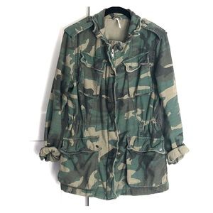 Free People Camo Jacket